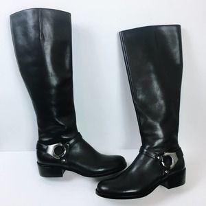 Via Spiga Tall Letaher Equestrian Riding Boots